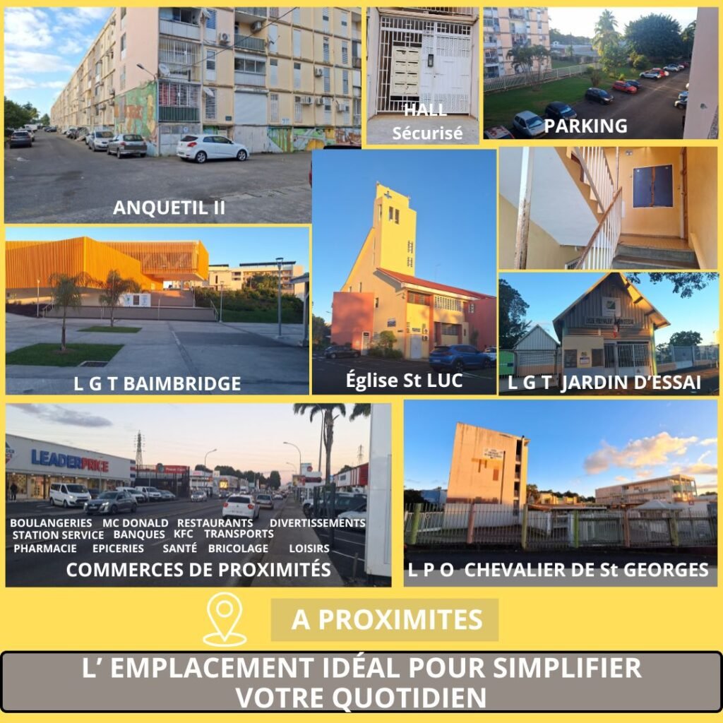 photos-residence-anquetil-2- sécurisé-proche-bus-banques-stations-services-boulangeries- fastfoods-santé-aéroport-port-chambre-d-hôte-guadeloupe.com-chez l-habitant- Les Abymes